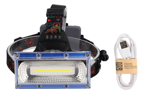 Faro Delantero Cob Led Con Carga Usb Superbrillante