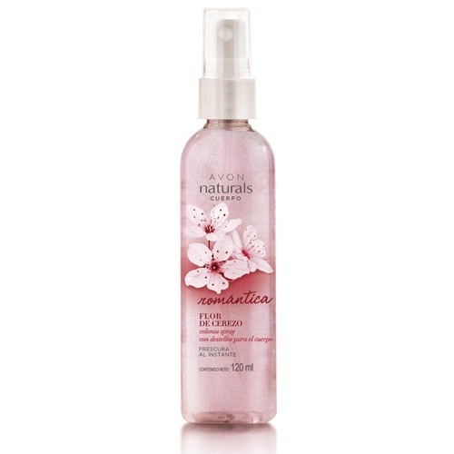 Set X 2 Avon Naturals Crema + Colonia Corporal Flor Cerezo