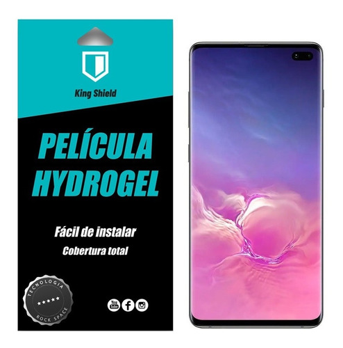 Película Galaxy S10 Plus Kingshield Hydrogel Tela E Traseira