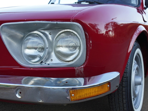 Volkswagen Variant 1972 Vermelha Motor 1600 Traseiro