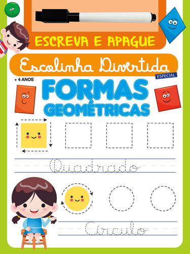 Série Escolinha Divertida Especial - Formas: Formas, de () On Line a. Editora IBC - Instituto Brasileiro de Cultura Ltda, capa mole em português, 2022