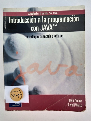 Libro Intro A La Programacion Con Java Arnow & Weiss 115t2