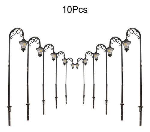Lámpara De Calibre H0, 10 X 10 Unidades, Led 1:87