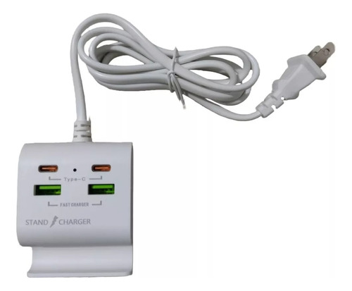 Cargador Estación Multi Puertos Carga Electrónica Usb 