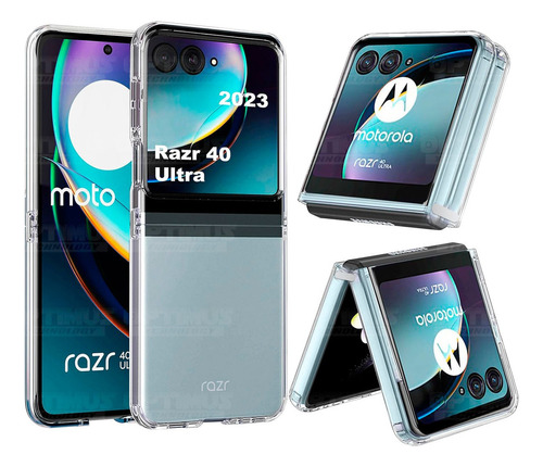 Estuche Protector Transparente Para Motorola Rarz 40 Ultra