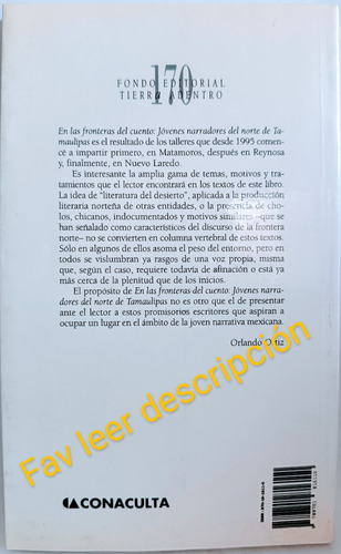 En Las Fronteras Del Cuento Jóvenes Narradores D Tamaulipas