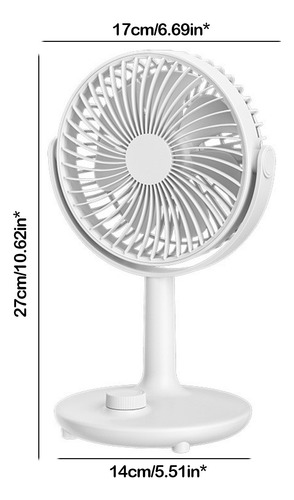 Ventilador De Sobremesa K De 5 Pulgadas Office Mute High Win