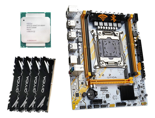 Kit Placa Mãe X99 + Xeon 2670 V3 + 32gb Ddr4 + Turbo Boost Cor Preto