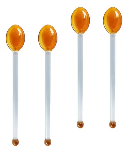 Cuchara De Cristal Para Sal Doméstica, 4 Unidades