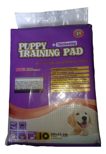 Toallas Entrenadoras Perro De 60cm X45cm Paca De 10 Unidades