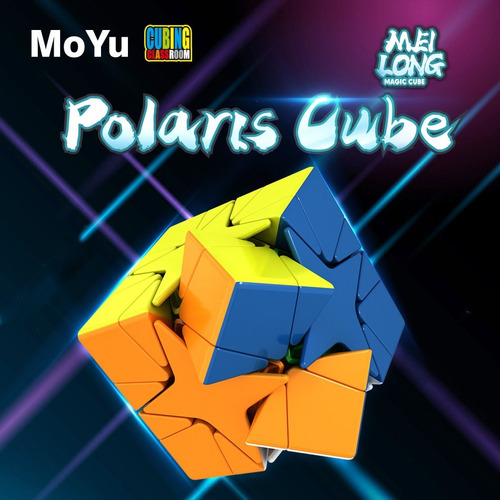 Para Cubo Mágico Moyu Meilong Polaris Cube Stickerless