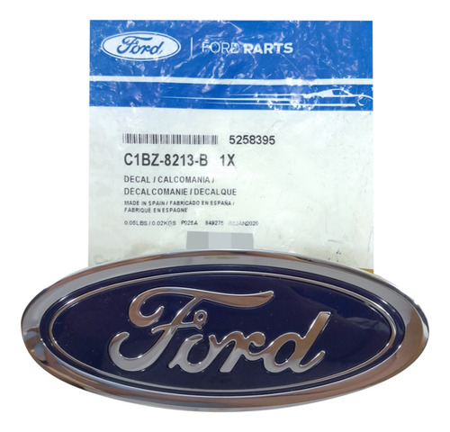 Emblema Ovalo Parrilla Fiesta 2014+ Ford  