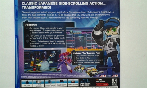 Ps4 Mighty No. 9 $399 Original Disco Fisico Used Mikegamesmx (Usado)