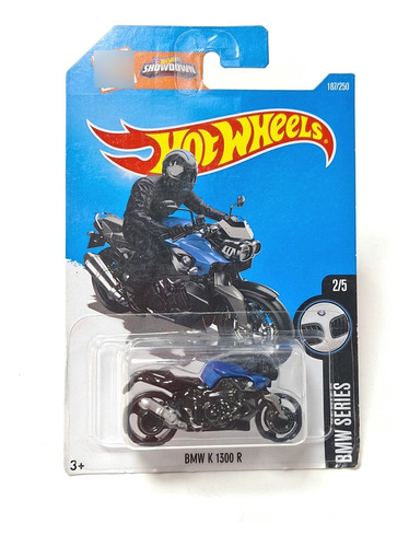 Hot Wheels Básico 2016, 187/250, Motocicleta Bmw K 1300 R