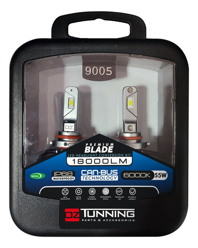 Focos Led Premium Oz Tunning Blade 18000 Lm Luz Blanca 9005