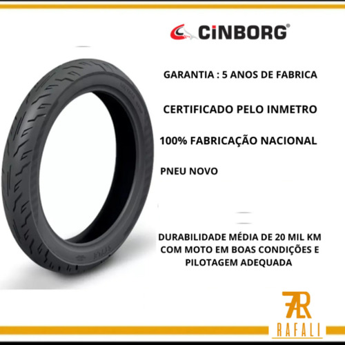 Pneu Dianteiro Cg,titan,fan, Factor,ybr 80/100-18 Com Camara