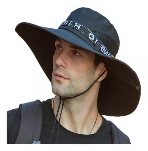 Sombrero Para Sol Anti Uv Camping Trekking Safari Hombre