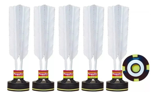 Peteca Pequita Super Oficial Profissional - Kit 5 Unidades