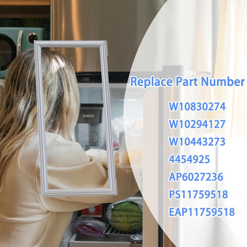 Junta De Puerta Francesa Para Refrigerador Compatible Con Wh