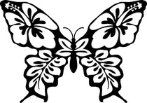 Comprar Dd043 Etiqueta Engomada De Etiqueta De Mariposa De Flor...