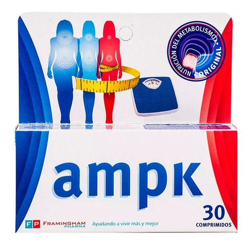 Ampk Quemador Grasas Calorías Y Saciador X 30 Comprimidos