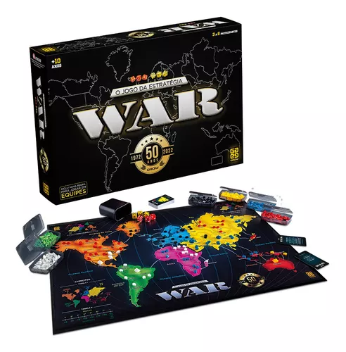 Jogo Tabuleiro War Ii 2 Grow Lacrado - Jogo De Estrategia