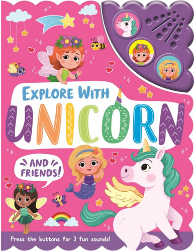 Livro Fisico -  Explore With Unicorn And Friends