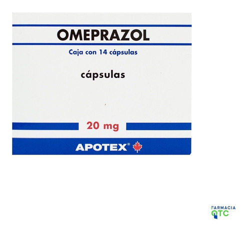 Omeprazol 20 Mg Caja Con 14 Cápsulas