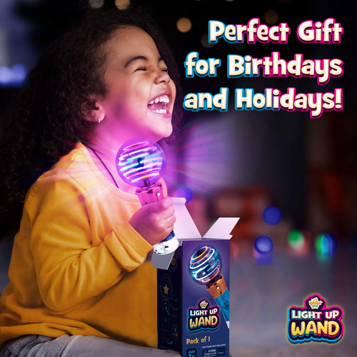 Juguetes Spinning Light Up Wand Ipidipi Para Niños Con Luces