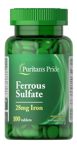 Sulfato Ferroso Hierro 100tabs