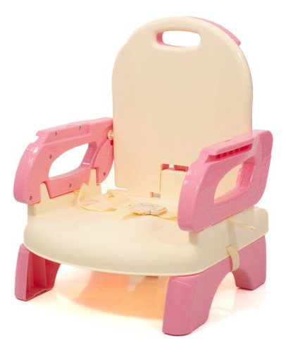 Silla De Comer Booster De Mesa Plegable Rubi Color Rosa Rosa