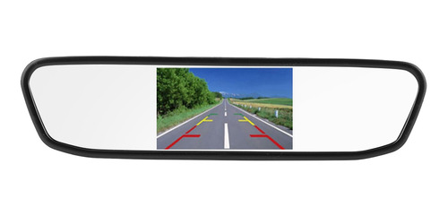 Monitor De Coche Hd, Espejo Retrovisor De 4,3 Pulgadas, Pant