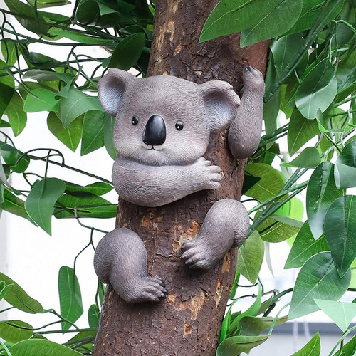 Ornamento De Escuadrón De Árboles De Animales Coala