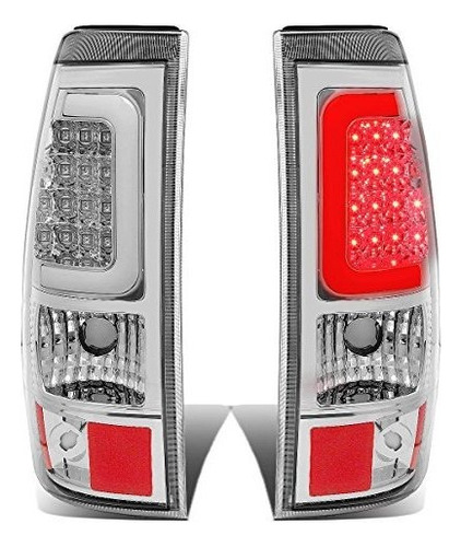 Dna Motoring Tl-csil03-led-3d-ch-cl Luces De Freno, Lado