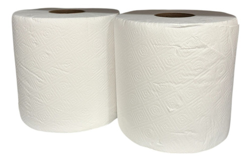 Rollo Bobina 25x400 X2u Industrial Papel Doble Hoja