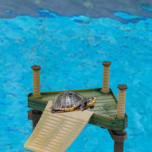 Turtle Terrace Turtle Basking Turtle Ramp 35x23.5x28.5cm