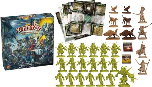 Zombicide Green Horde Friends And Foes Juego De Mesa