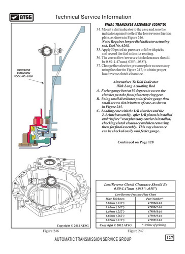 62te Transmisión Automática (manual De Reparación) (Usado)