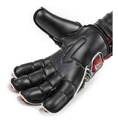 Imagen 3 de 7 de Guante De Portero Rinat Asimetrik Bionik Pro Rojo