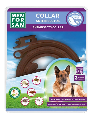 Collar Repelente Anti Insectos Para Perros - Importado