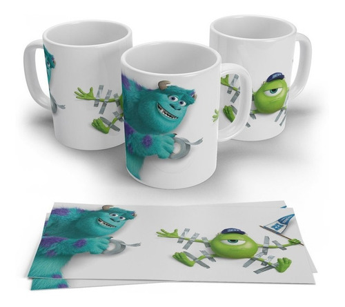 Taza Plastica Sublimada Monster Inc. #552