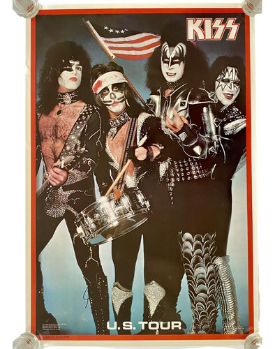 Kiss, 1976 U.s. Tour Poster.