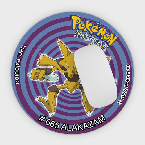 Mousepad Tazo Pokémon Psíquico Alakazam