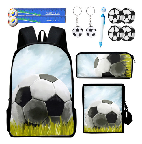 Mochila De Hombro De 12 Piezas Cool Football Bag, Novedosa