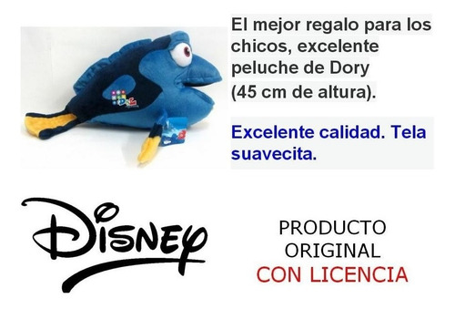 Peluche Enorme Dory Disney Pixar Enorme 45cm Original