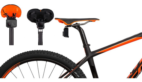 Imagen 4 de 7 de Soporte Gopro Ambsm-001 Rieles Asiento Original