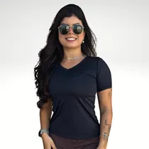 Comprar Blusa Feminina Fitness Dry Fit Camiseta Academia Uv50 Gelada