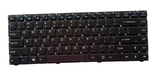 Us Keyboard Us Layout Mp-12r76nw-4302 Durable Para Clevo