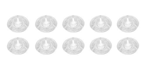 10pcs Toppers Pedal Transparente Transparente Universal Para