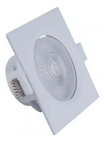 Imagem 2 de 6 de Spot Super Led Quadrado 7w Avant Branco Frio